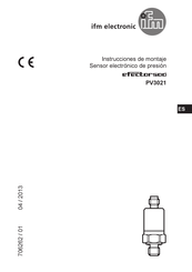 Ifm Electronic efector500 PV3021 Instrucciones De Montaje