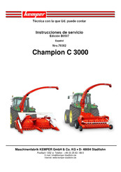 Kemper Champion C 3000 Manual De Instrucciones