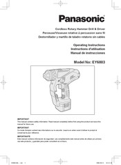 Panasonic EY6803 Manual De Instrucciones