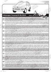 ECS Electronics VW-101-D1 Instrucciones De Montaje