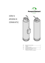 Pompes Guinard Loisirs IDRAMATIC 1000 Manual De Instrucciones