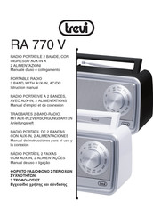 Trevi RA 770 V Manual De Instrucciones