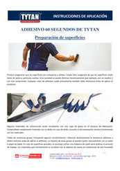 Tytan ADHESIVO 60 SEGUNDOS Guia De Inicio Rapido