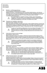 ABB CP-S 24/10.0 Instrucciones De Servicio Y De Montaje