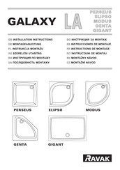 RAVAK GALAXY LA ELIPSO Instrucciones De Montaje