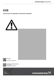Grundfos CUE Instrucciones De Seguridad E Información Importante