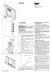 Bpt XM/200 Manual De Instrucciones