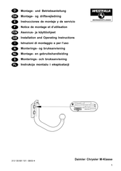 Westfalia 313 135 Instrucciones De Montaje Y De Servicio