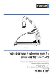 h/p/cosmos mercury med 150/50 Traduccion Del Manual De Instrucciones Originale