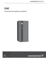 Grundfos CUE Instrucciones De Instalación Y  Operación