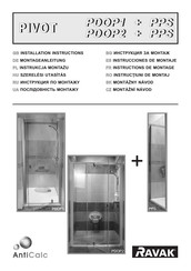 Ravak PIVOT PDOP1 + PPS Instrucciones De Montaje