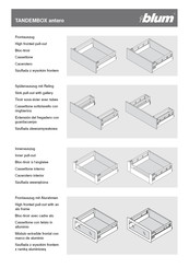 Blum TANDEMBOX Antaro Manual De Instrucciones