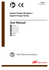 Ingersoll Rand Expert Torque Analyzer Manual Del Usuario