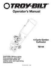 Troy-Bilt TB144 Manual Del Operador