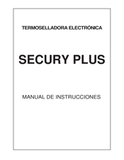 Euronda SECURY PLUS Manual De Instrucciones