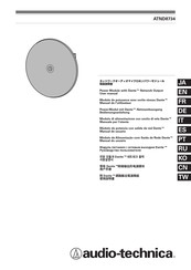 Audio-Technica ATND8734 Manual De Usuario