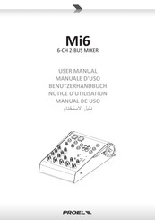 PROEL Mi6 Manual De Uso