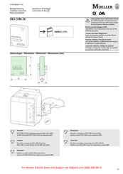 Moeller DE4-COM-2X Instrucciones De Montaje