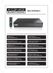 König Electronic SEC-DVR304-2 Manual De Uso