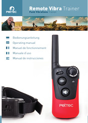 Pettec Remote Vibra Trainer Manual De Instrucciones