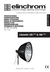 Elinchrom Litemotiv 120 Manual De Funcionamiento