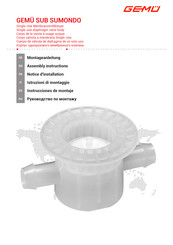 GEMÜ SUB SUMONDO Instrucciones De Montaje