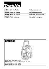 Makita DMR108 Manual De Instrucciones