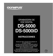 Olympus DS-5000 Manual De Instrucciones