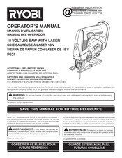 Ryobi P521 Manual Del Operador