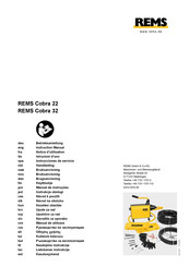 REMS Cobra 22 Instrucciones De Servicio