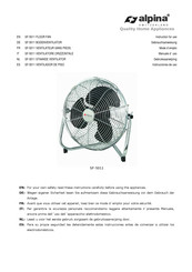 Alpina SF-5011 Instrucciones De Uso