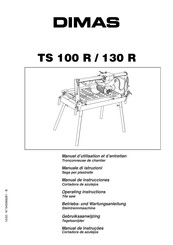 Dimas TS 130 R Manual De Instrucciones