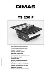 Dimas TS 230 F Manual De Instrucciones