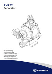 Kongskilde RVS 75 Manual Del Operador