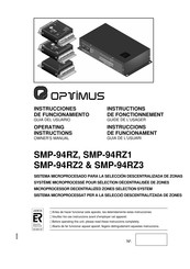 Optimus SMP-94RZ2 Instrucciones De Funcionamiento