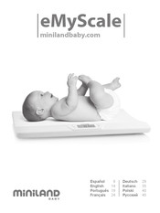 miniland baby eMyScale Manual De Instrucciones