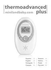 miniland baby thermoadvanced plus Manual De Instrucciones