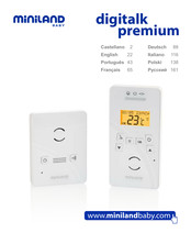 Miniland Baby digitalk premium Manual De Instrucciones