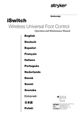 Stryker iSwitch Manual De Operación Y Mantenimiento