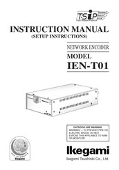 Ikegami IEN-T01 Manual De Instrucciones