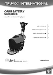 Truvox International ORBIS BATTERY SCRUBBER Manual Del Usuario