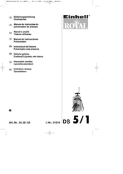 Einhell Royal DS 5/1 Manual De Instrucciones