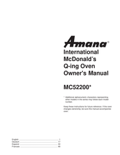 Amana MC52200 Serie Manual Del Propietário