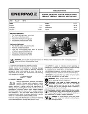 Enerpac PME10422 Hoja De Instrucciones