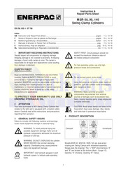 Enerpac MSR-140 Hoja De Instrucciones