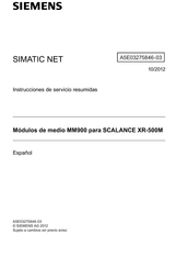 Siemens MM900 Instrucciones De Servicio