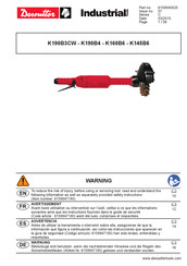 Desoutter K190B4 Manual De Instrucciones