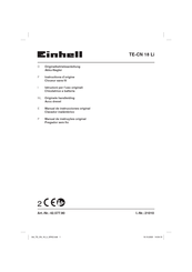 EINHELL TE-CN 18 Li Manual De Instrucciones Original