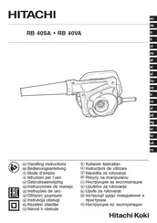 Hitachi RB 40VA Instrucciones De Manejo