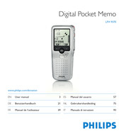 Philips Digital Pocket Memo LFH 9370 Manual Del Usuario